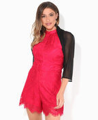 Ruched Back Chiffon Shrug Black